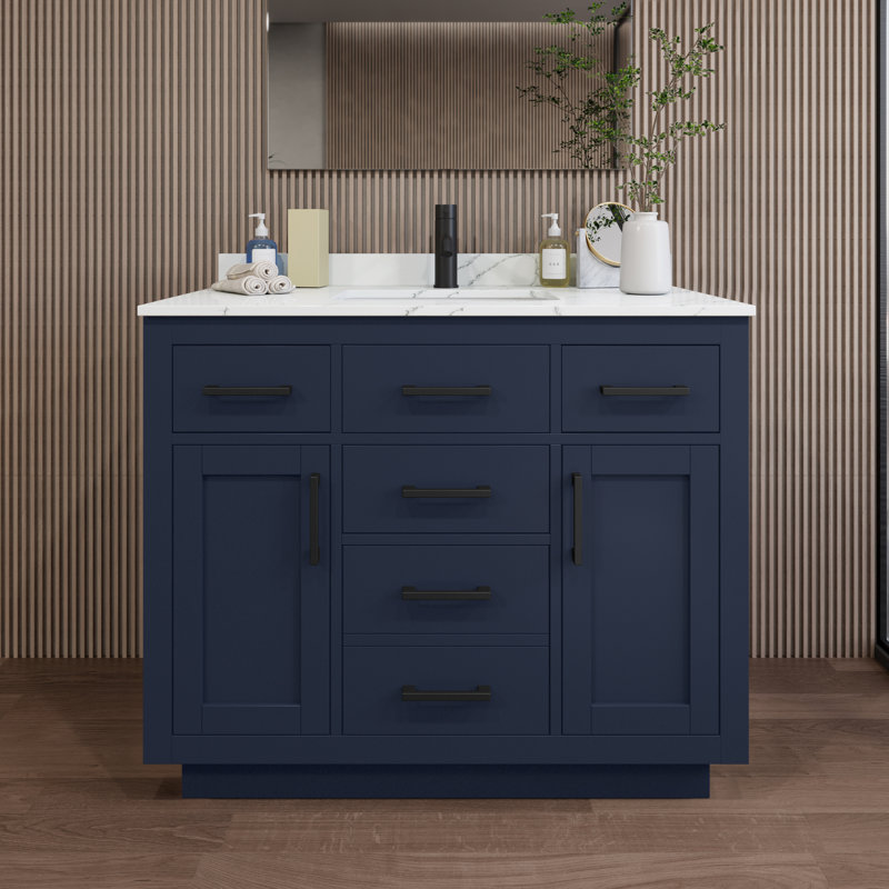 Beckett TK 42'' W Vanity, Single, Matte Black