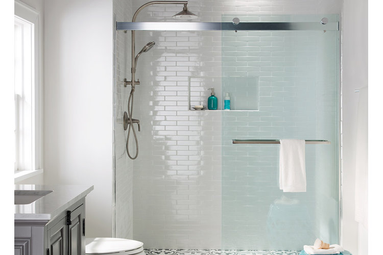 Sliding shower door