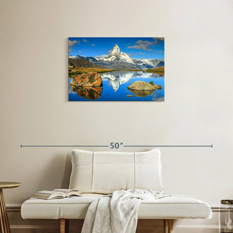 Scène de montagne Alvord Matterhorn, H 20 po x l 30 po