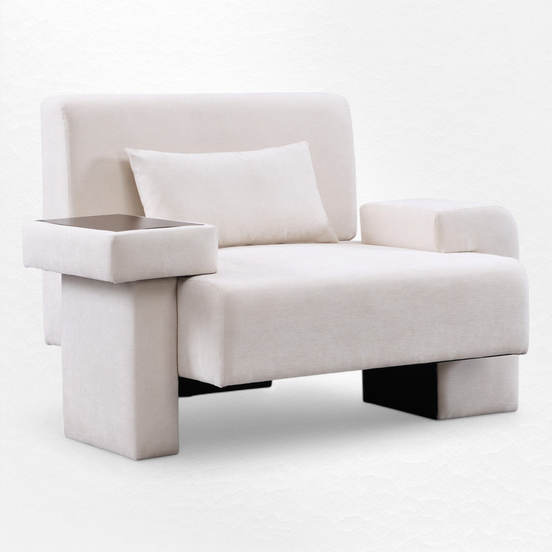 Oversized Armchair, Beige