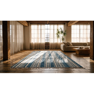 Tapis tissé à plat Indian Dhurrie