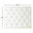 Tufted Velvet Plush College Dorm Headboard - White - With Legs