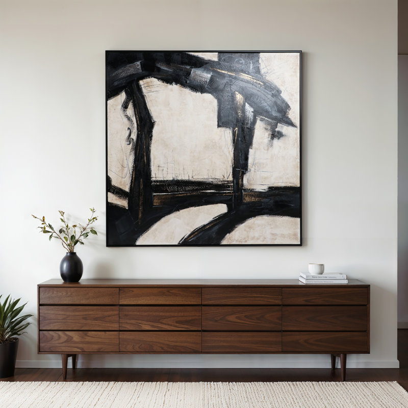 Abstract - Picture Frame Painting on Canvas