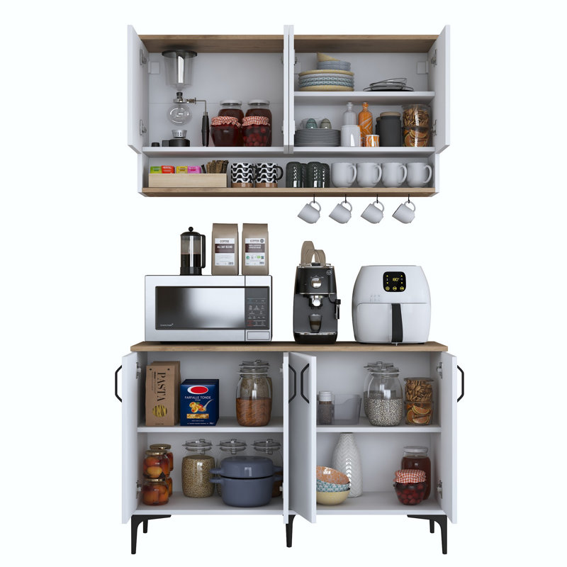 Armoire de cuisine et étagère murale Modern Modern