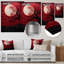 «Red Moon Ruby Radiance» sur métal-160772077