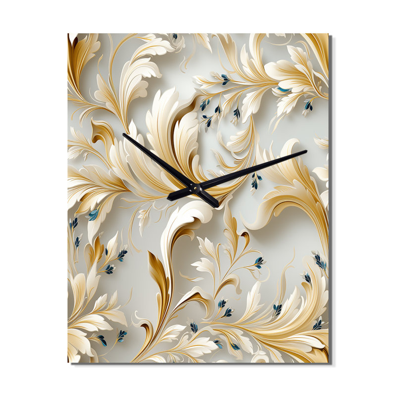 Horloge murale Jashaun - Glam Vintage, Grand