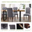 Chaises de salle à manger en bois touffeté Gerrilyn-760415893