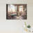 «Egli Bathaign Bliss with a View of the Eiffel Tower II», reproduction sur toile tendue-88533145