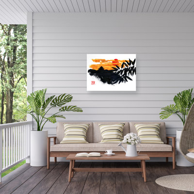 Péchane Temple In Sunset Outdoor  Canvas