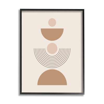 Formes arquées modernes sur bois, impression