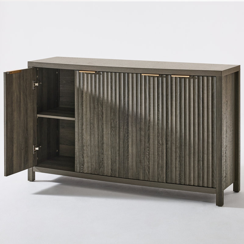 Nicolee 56" Sideboard, Midnight Oak