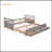 Daybed With Trundle And Drawers, Twin Size-630202044