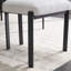 Ensemble de 2 chaises de salle à manger rembourrées Boucle-115824330