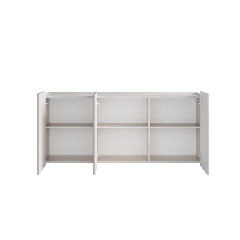 Colner 150cm Sideboard, Cashmere/Black