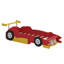 Race Car-Shaped Platform Bed With Wheels-1952916690