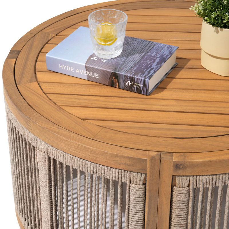 Outdoor Acacia Wood Coffee Table