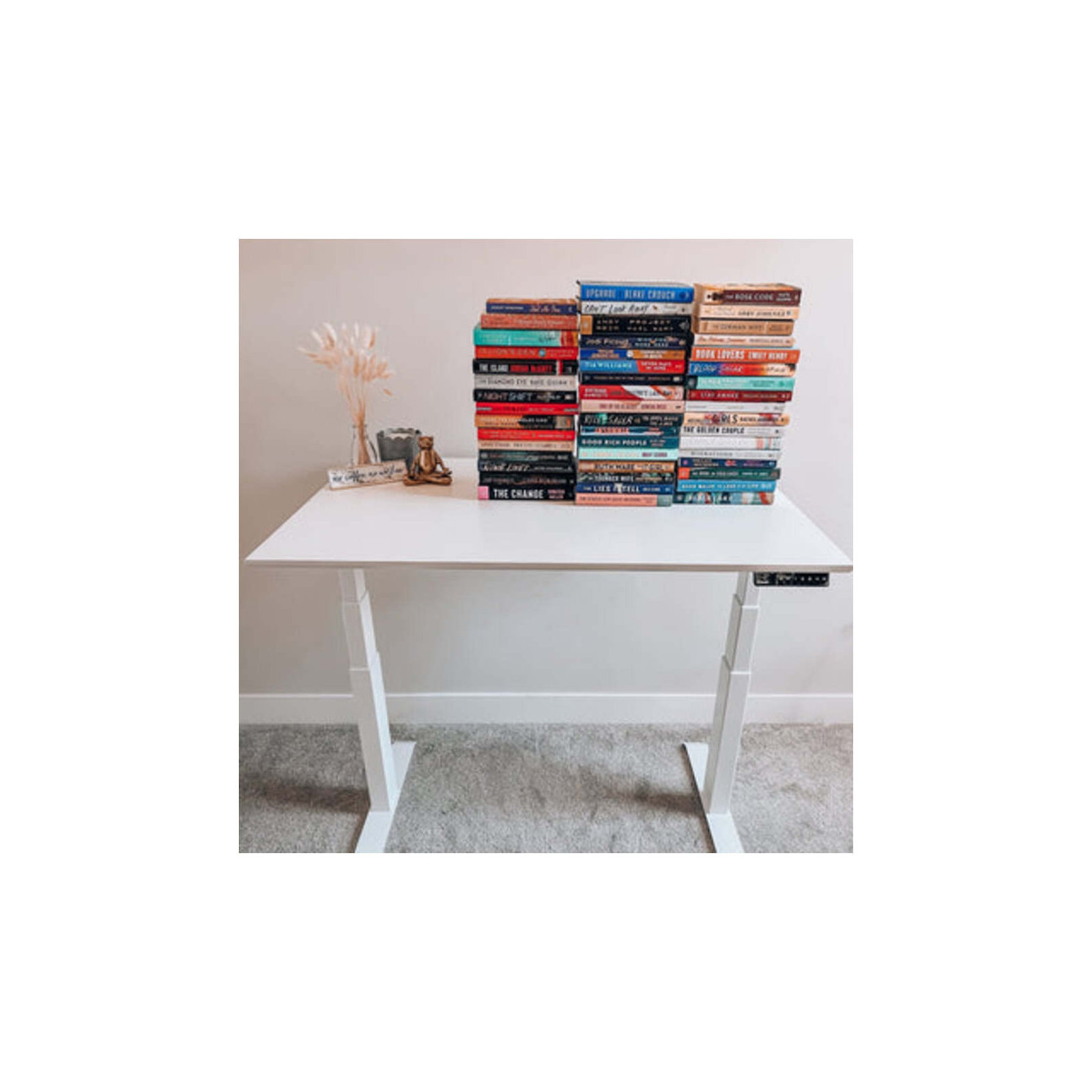 Standing Desk, White, 52" H x 48" W x 30" D, White