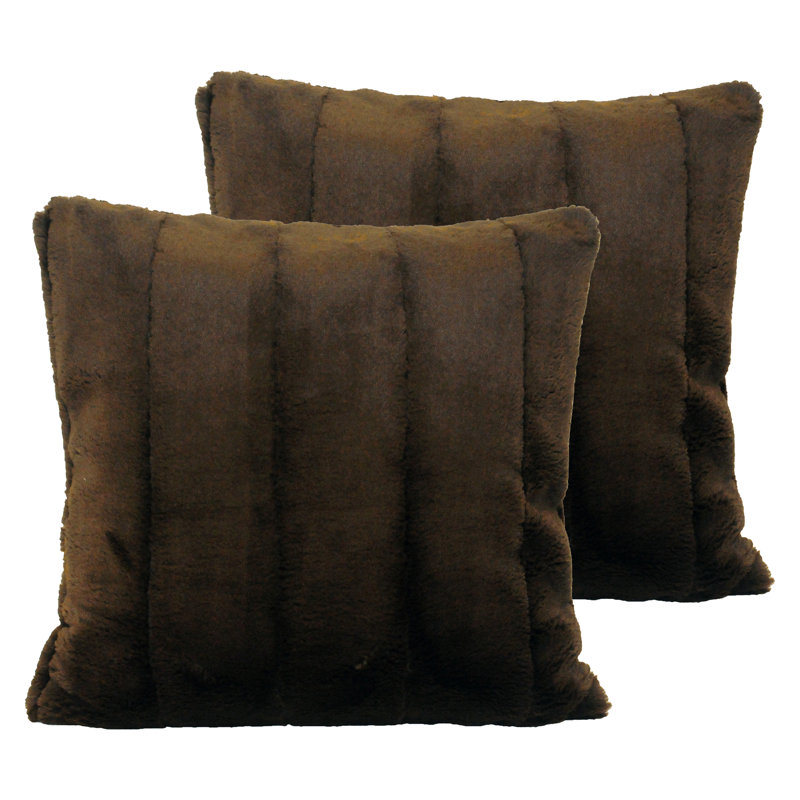 Square Cushion, Taupe, Feathers, 55cm H x 55cm W x 3cm D