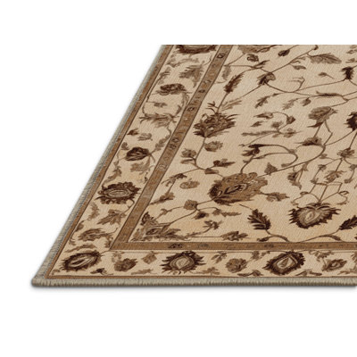 Tapis brun lavable à la machine