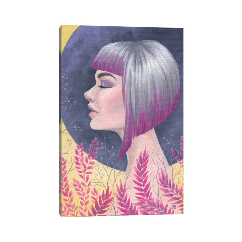 Fuchsia Daydream by Vasilisa Romanenko - Wrapped Canvas Print, 101.6 cm H x 66.04 cm W x 3.175 cm D