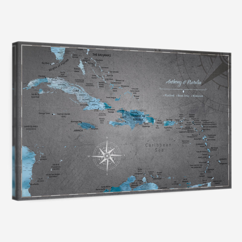 Pin's personnalisable Dark II Caraïbes Amandalyn, H 16 po x l 24 po, Oui