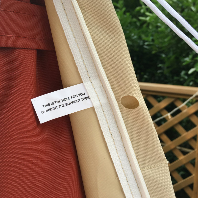 Outdoor Patio Umbrella Cover, Market Umbrella Cover, Beige/Brown