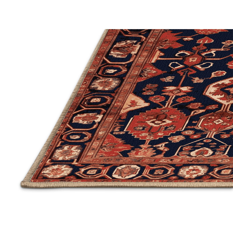 Tapis brun lavable à la machine, Rectangulaire 8 pi x 12 pi