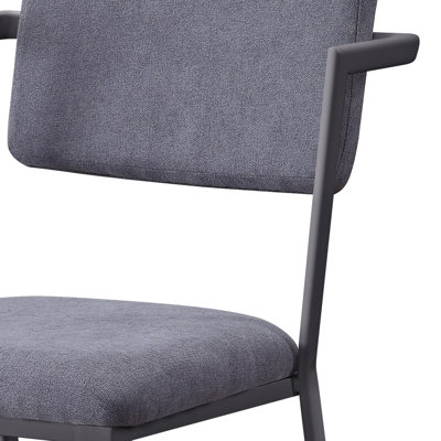 Open Back Upholstered Office Chair
