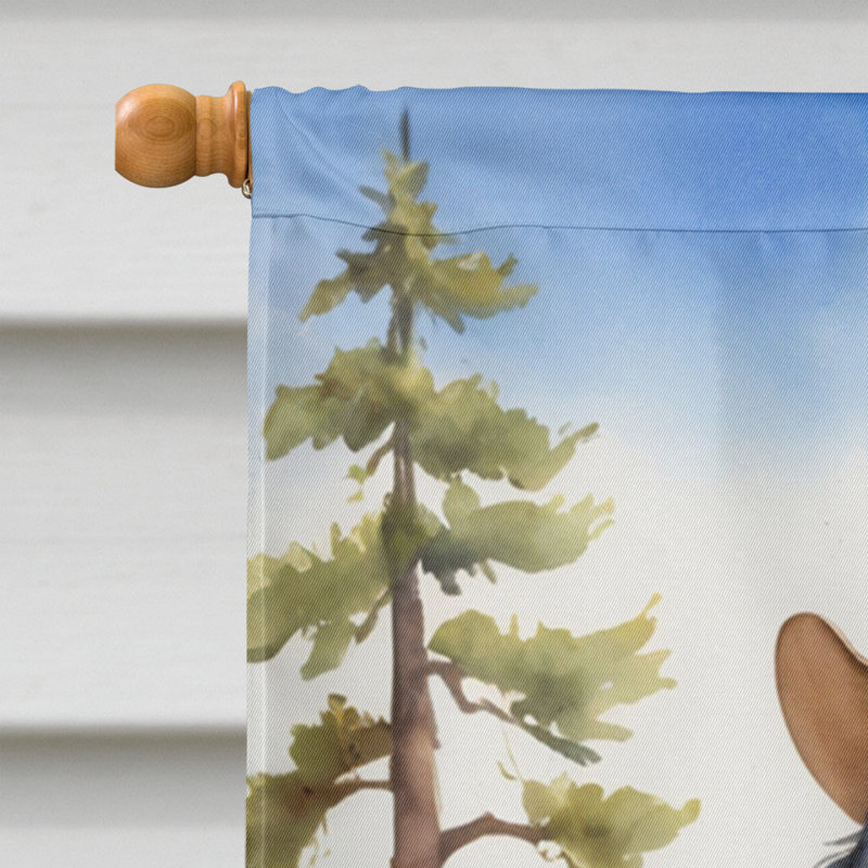 Drapeau Cowboy Welcome House, Chien d'eau portugais