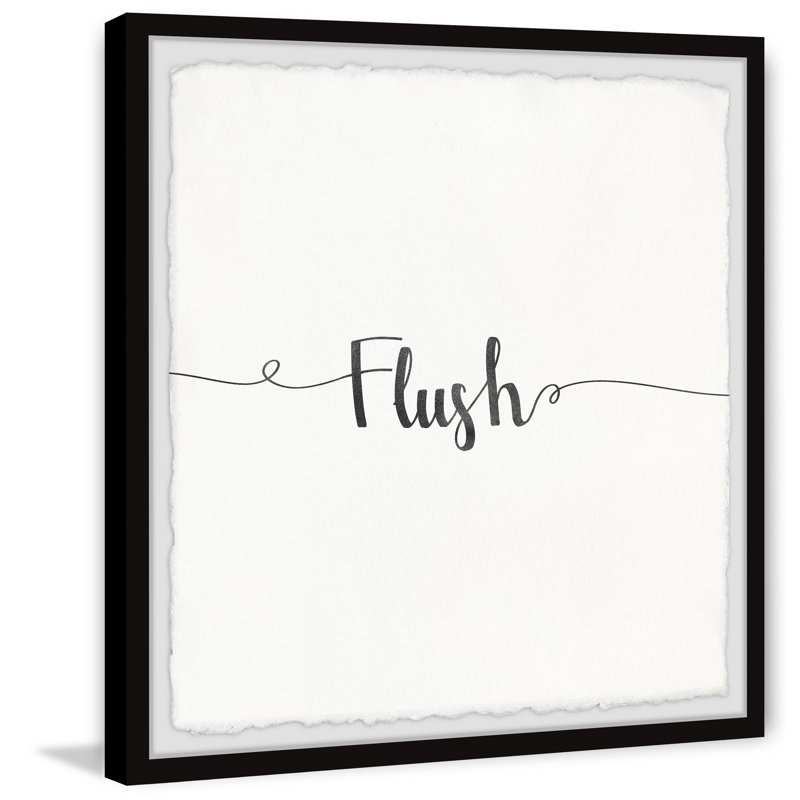 Flush - Art textuel avec cadre photo, H 12 po x l 12 po x P 1,5 po