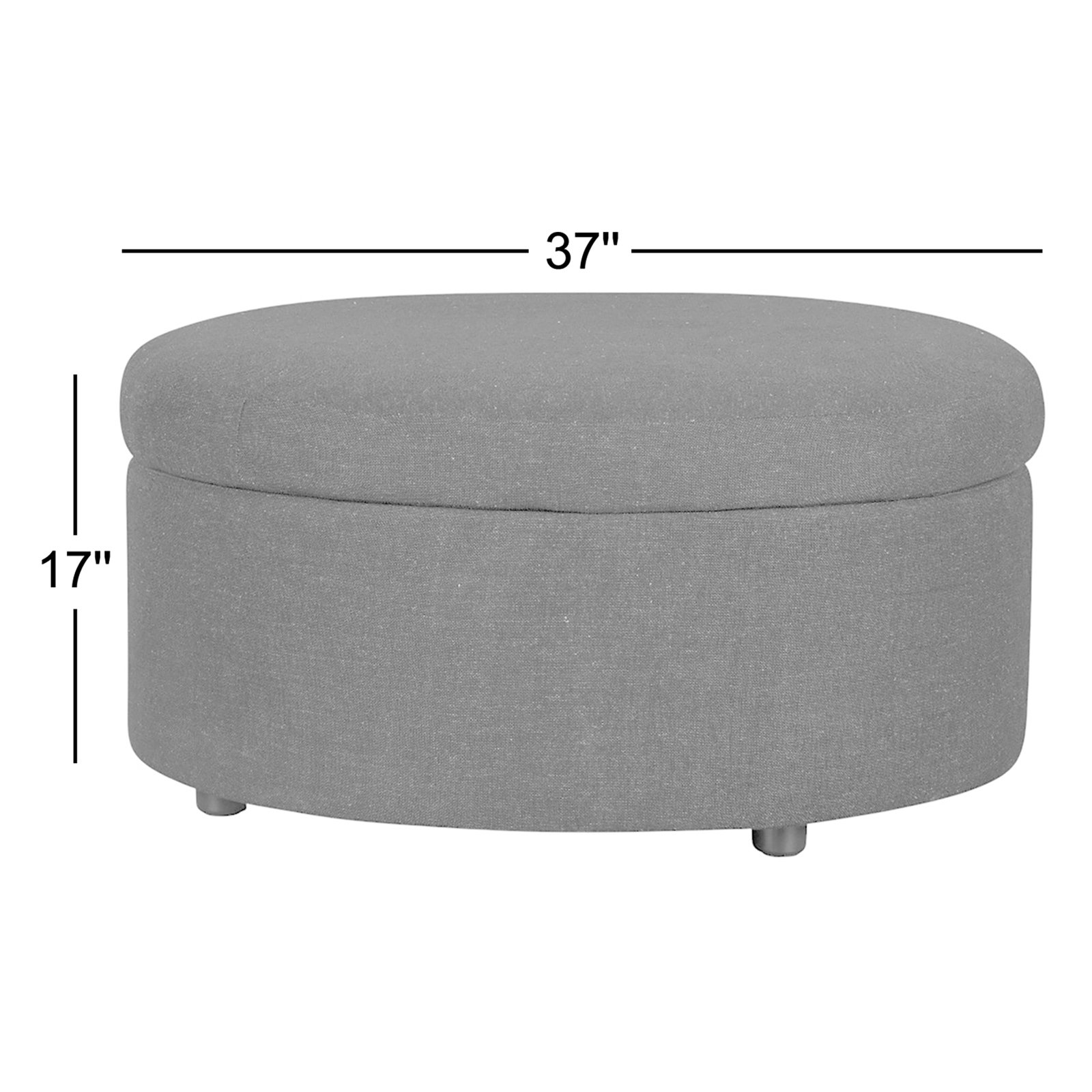 Murano 37" Ottoman, Andrew Cognac Performance Chenille