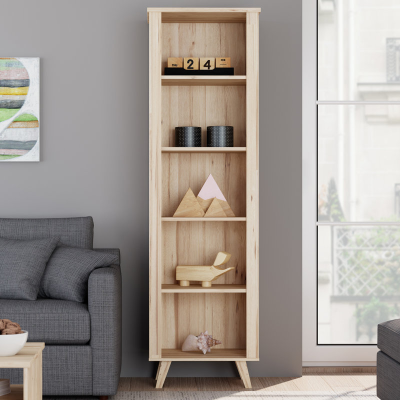 Vankka 201.5cm H Standard Bookcase, 201.5cm H x 60cm W x 42cm D.