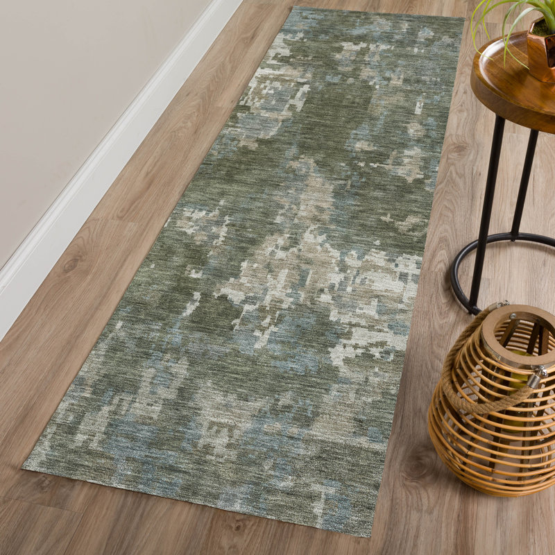 Machine Washable Indoor/Outdoor Chantille ACN2361 Casual Rug, Runner 2'3" x 7'6"