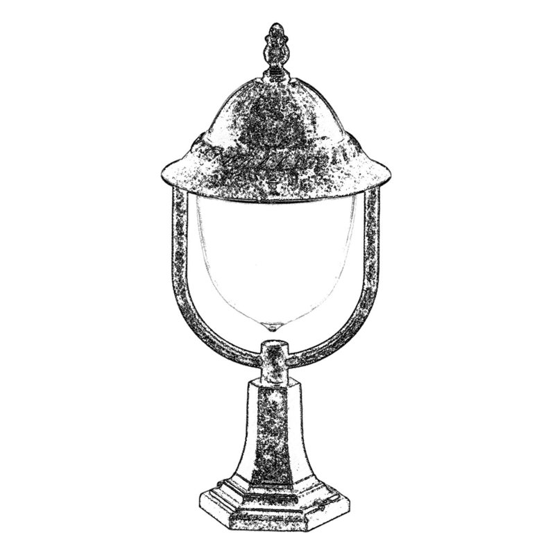 Aarjan Frosted Lantern Head