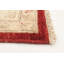 Tapis décoratif en laine rouge de conception unique 8 pi 1 po x 9 pi 11 po noué à la main New Age