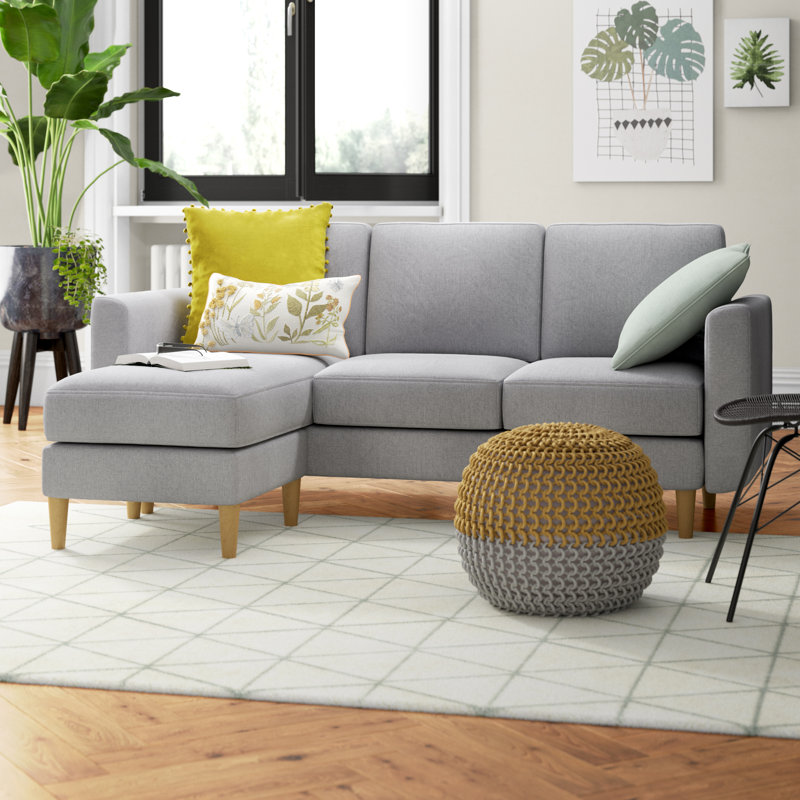 Diesel 3 Seater Corner Sofa , Peppered Grey