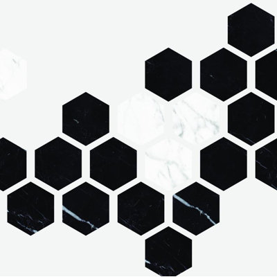 Hexagon Geometric Geometric Roll