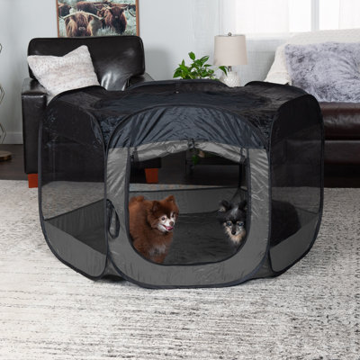 Panel Mesh Pet Playpen With Door