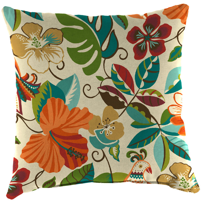 18" x 18" Outdoor Throw Pillow, Veranda Hunter