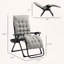 Ensemble de 2 chaises longues pliantes en filet