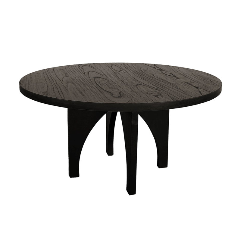 Latitude Run® Forney Sleek Black Dining Table