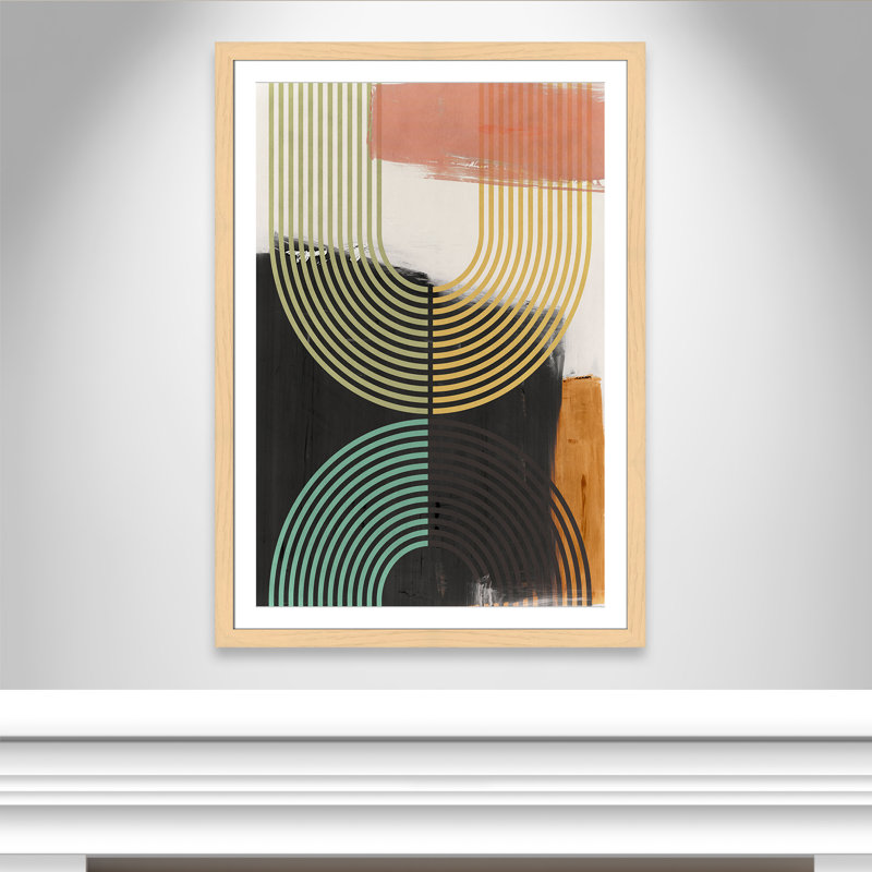 «Bolded II» par Isabelle Z, L 35 po x H 49 po, Matted Print, Naturel