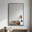 Miroir de salle de bain à cadre en métal doré 36 po Beunca-1017241035-1010712003