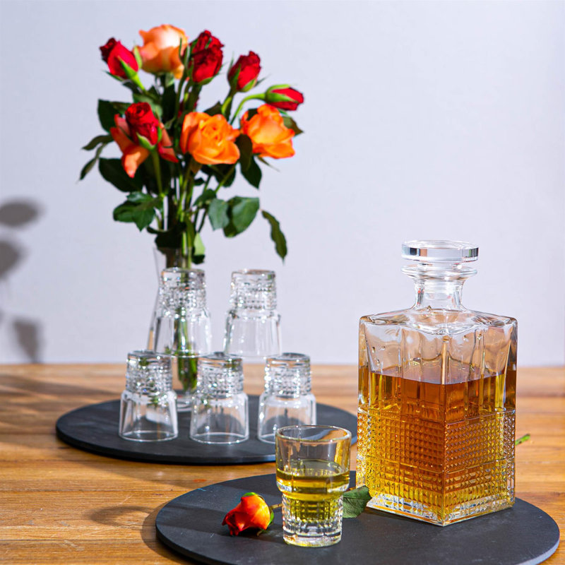 7 Piece Selecta Whiskey Decanter Set