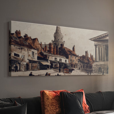 Paysage, série CCLXVII, toile tendue avec châssis, prête à être accrochée