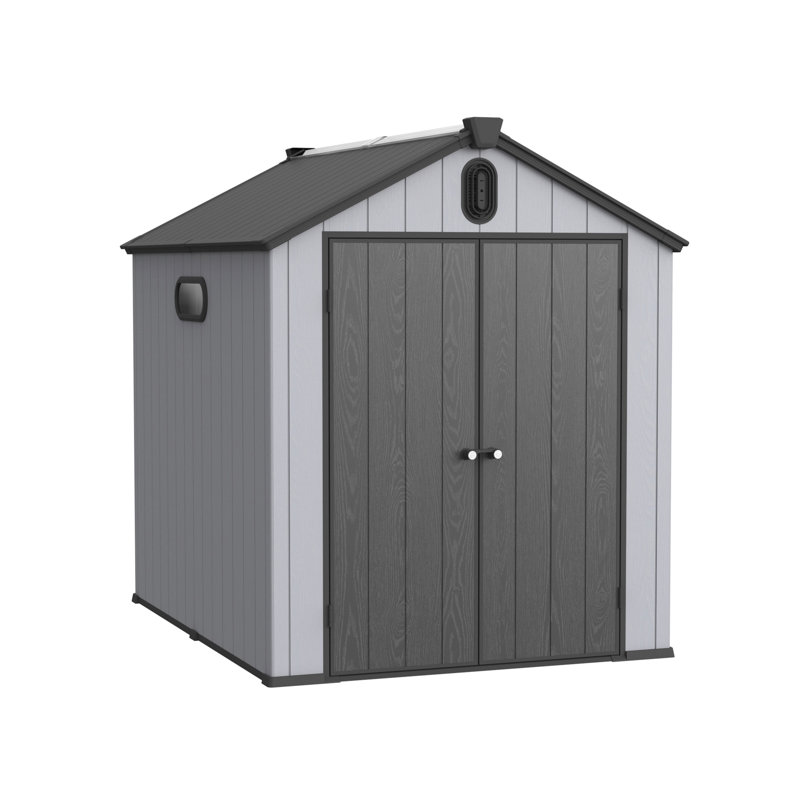 Remise de rangement pour outils de jardin 6 x 8 pi Aleko
