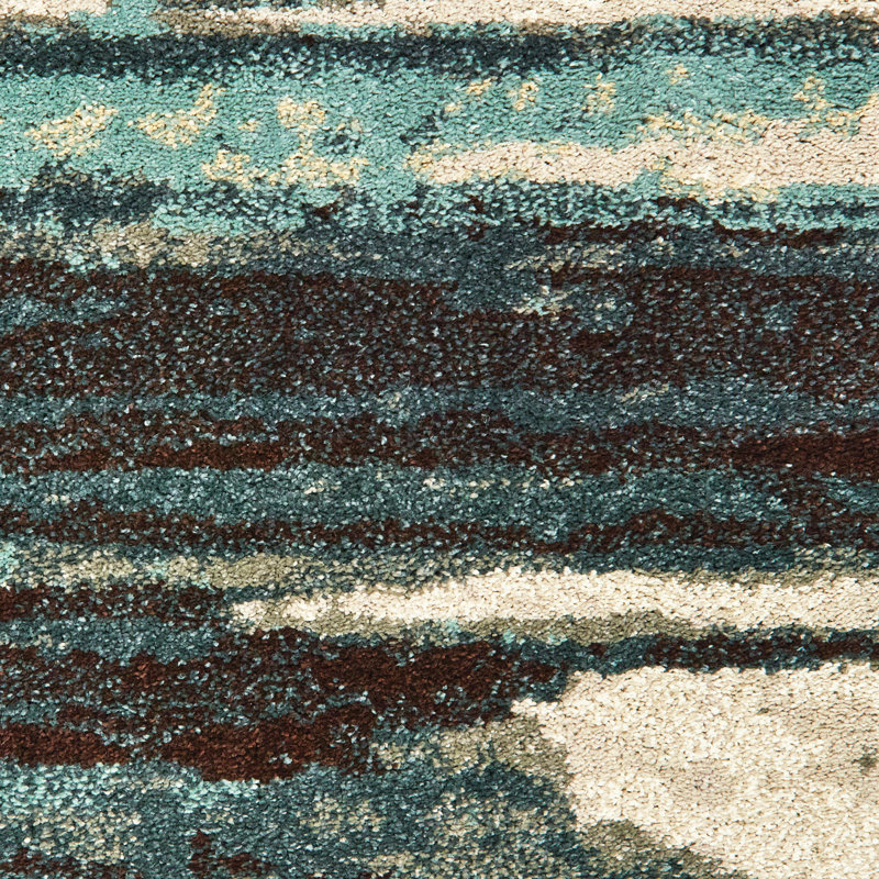 Ernie Abstract Indoor Rug, Rectangle 6'7" x 9'2"