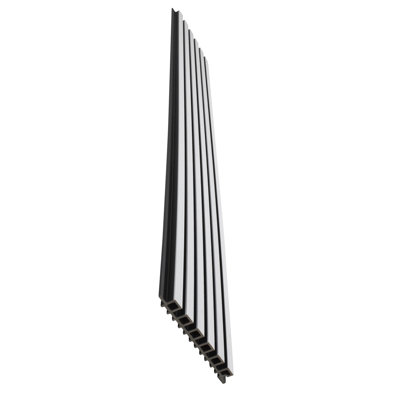 103.125” x 8.75” x 1”  European Outdoor 6-grid Slat Wood Plastic Siding Board