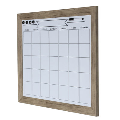 Tableau effaçable mural calendrier magnétique