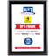 Cadre noir en aluminium 8,5 x 11 po Opti Snap - cadre de présentation mural à chargement frontal à profil 1 po avec housse antireflet pour affiches, documents et certificats - paquet de 4 